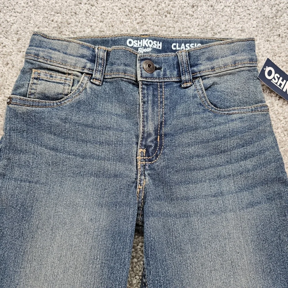 Oshkosh Youth Little Boys Blue Jeans Size 5R MSRP $34‎ Tags NEW